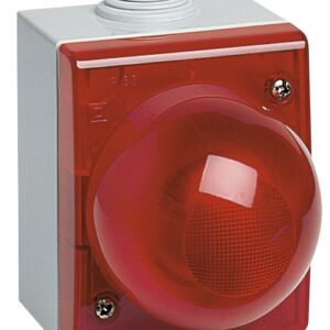 Spia Segnalazione IP55 Diffusore Rosso